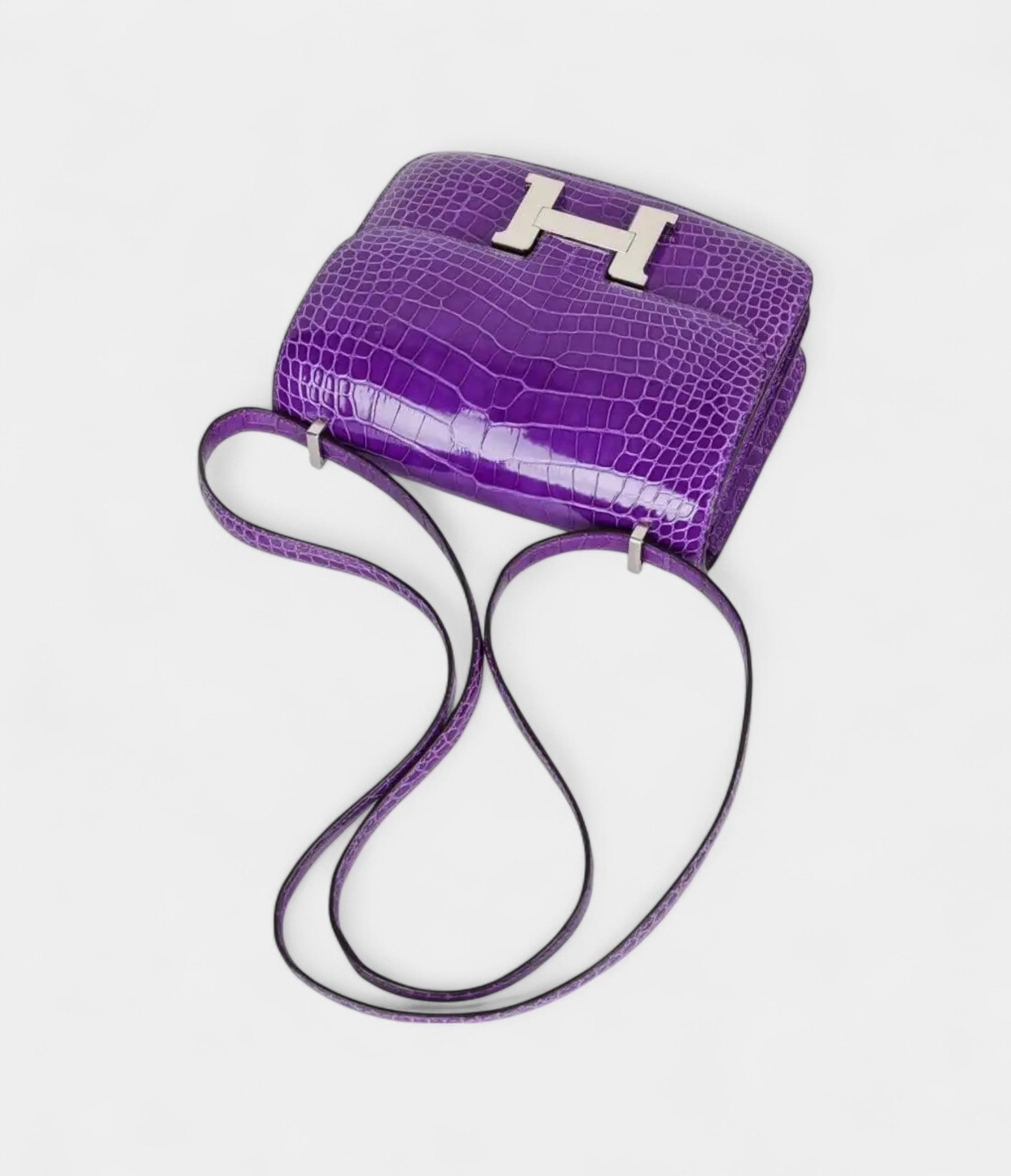 HermesConstance18BagRareUltraVioletAlligatorPalladium_3.jpg Hermes Constance 18 Bag Rare Ultra Violet Alligator Palladium