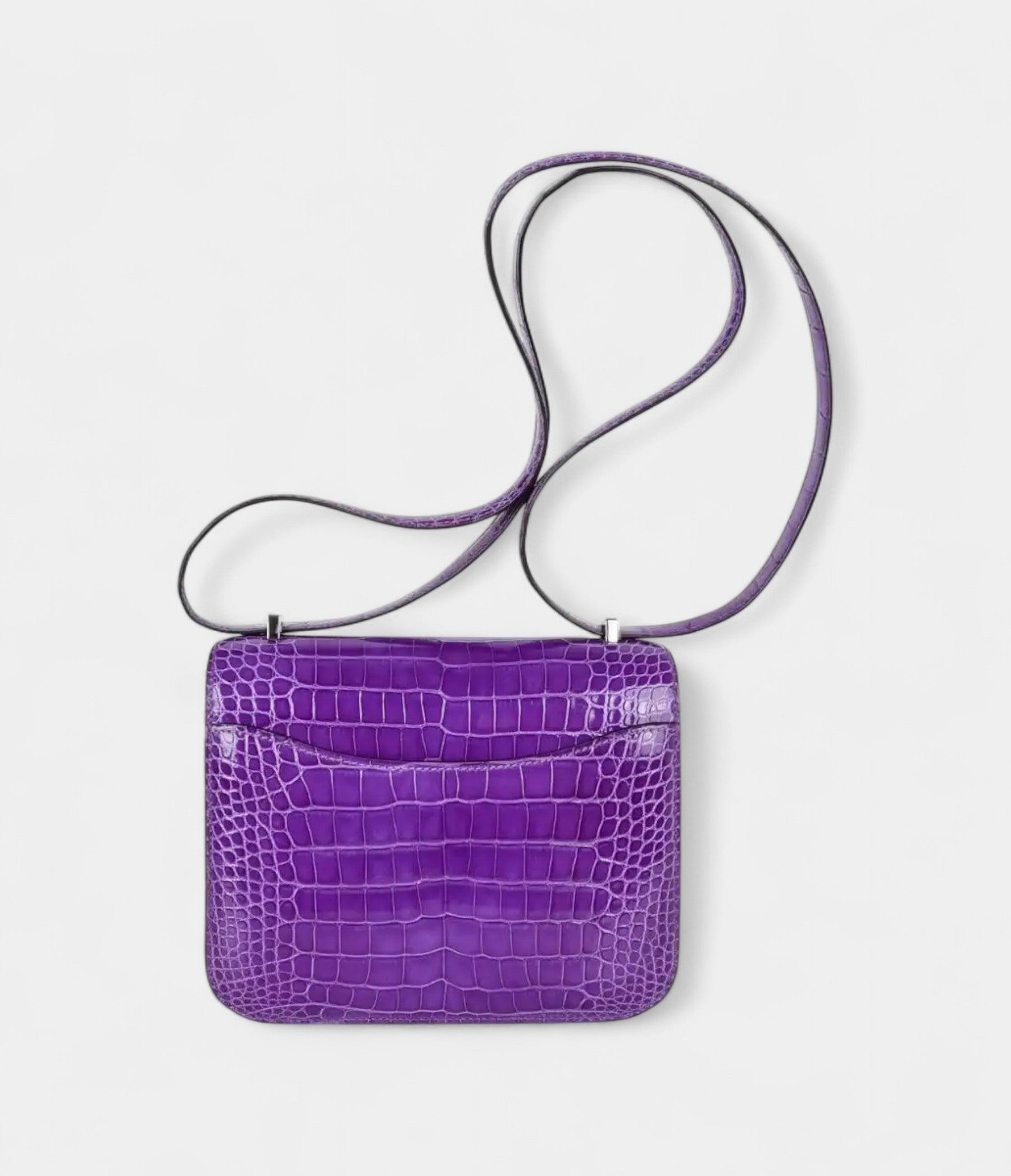 HermesConstance18BagRareUltraVioletAlligatorPalladium_4.jpg Hermes Constance 18 Bag Rare Ultra Violet Alligator Palladium