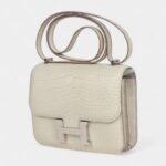 Hermès Constance 18 Beton Matte Alligator Palladium Hardware