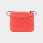 Hermès Constance 18 Bougainvillea Matte Alligator Gold Hardware