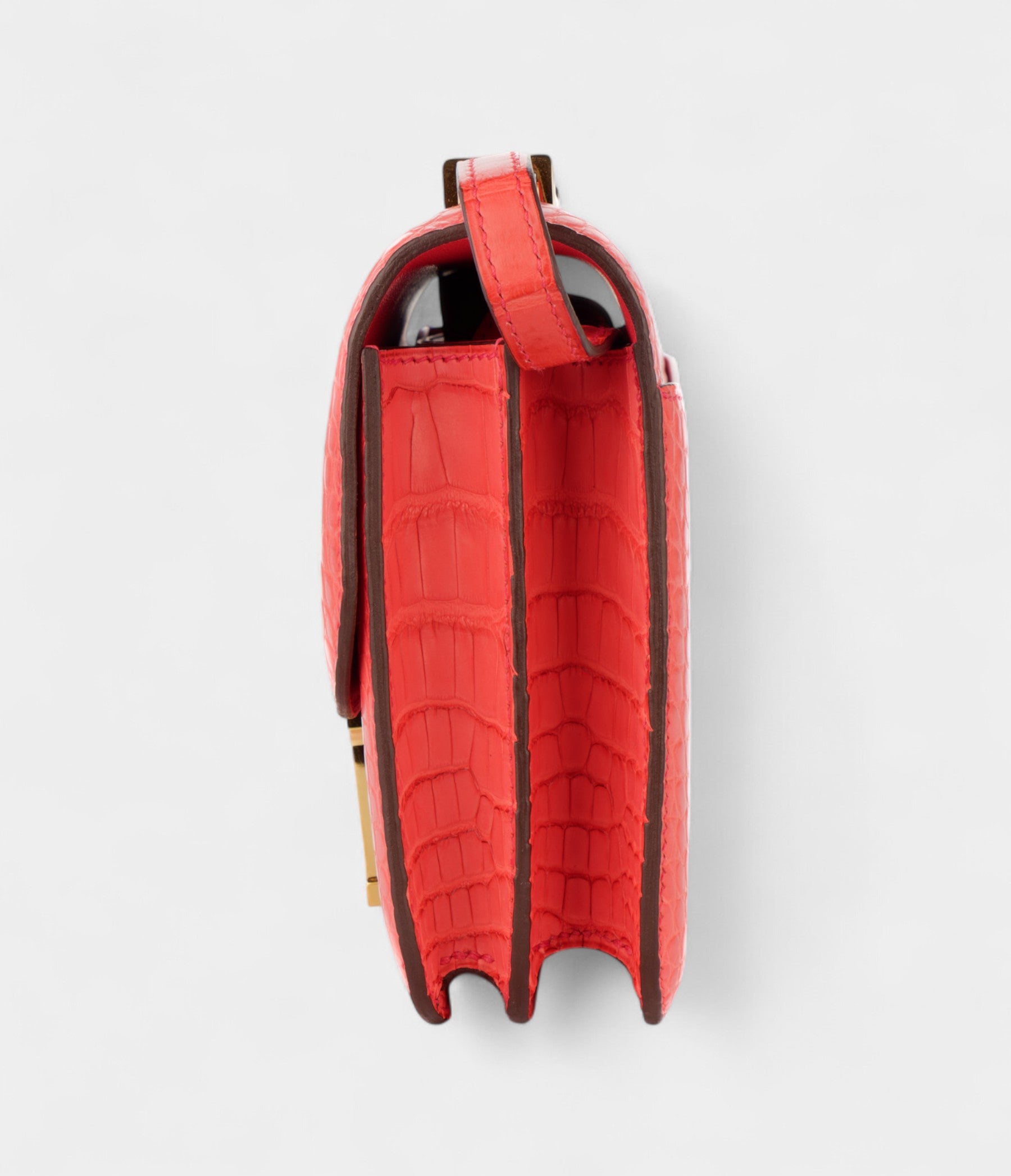 Hermès Constance 18 Bougainvillea Matte Alligator Gold Hardware
