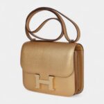 Hermès Constance 18 Dore Chevre Chamkilight Permabrass Hardware