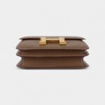 Hermès Constance 18 Etoupe Chevre Mysore Gold Hardware