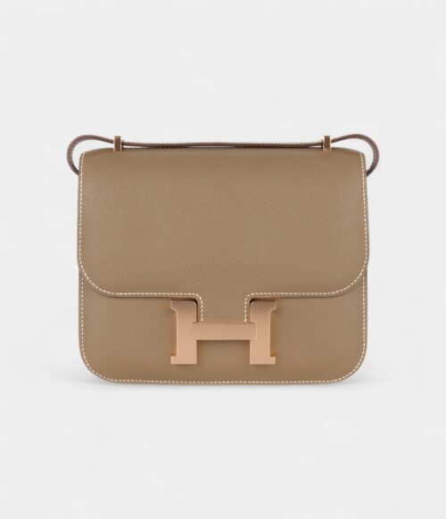 Hermès Constance 18 Etoupe Epsom Rose Gold Hardware