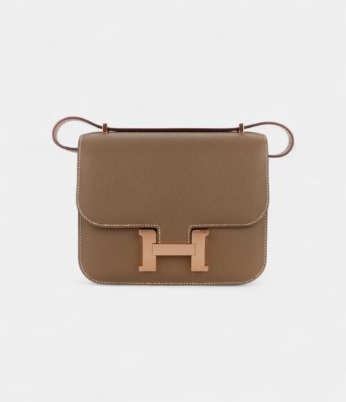 Hermès Constance 18 Etoupe Epsom Rose Gold Hardware