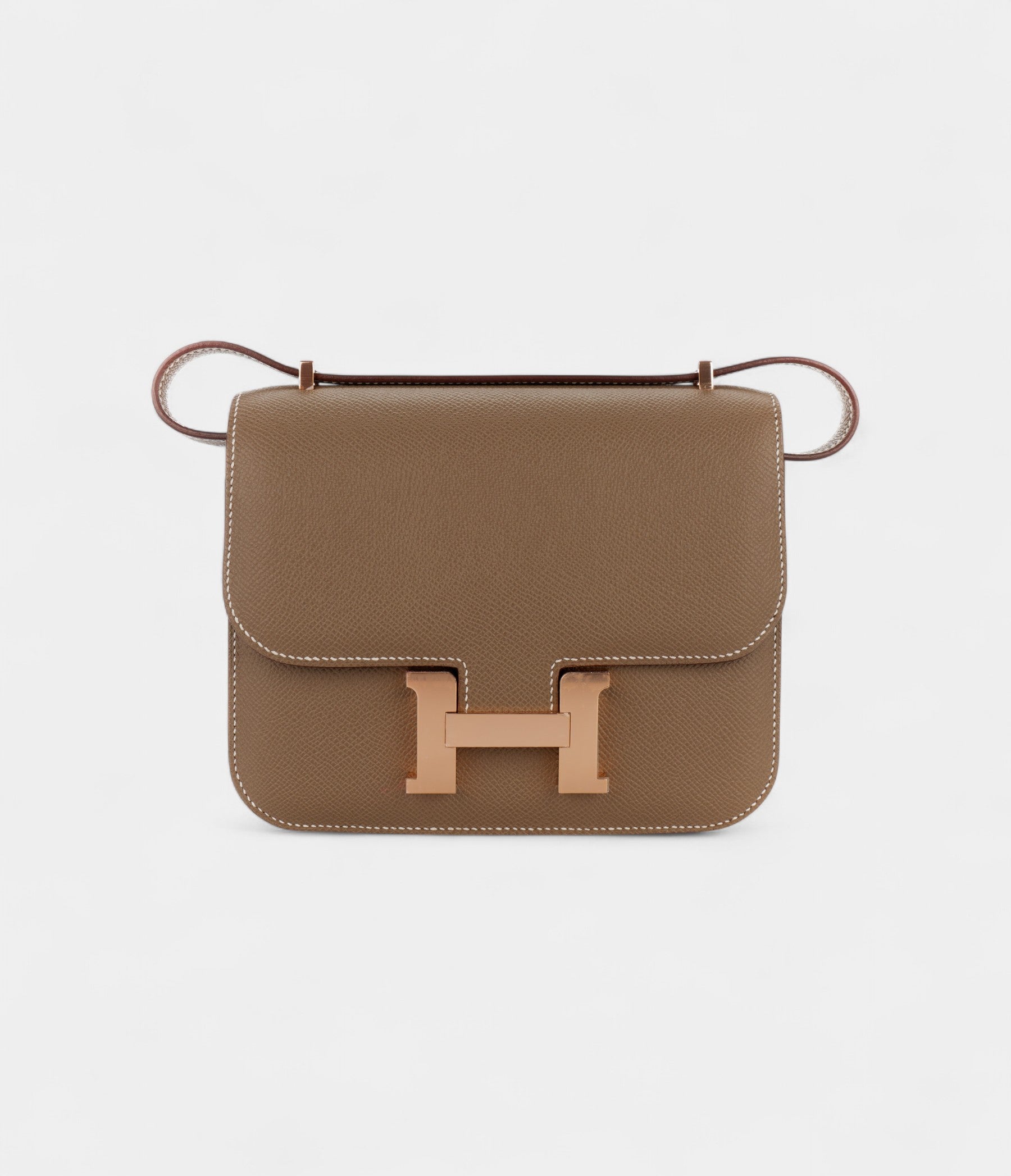 Hermès Constance 18 Etoupe Epsom Rose Gold Hardware