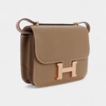 Hermès Constance 18 Etoupe Epsom Rose Gold Hardware