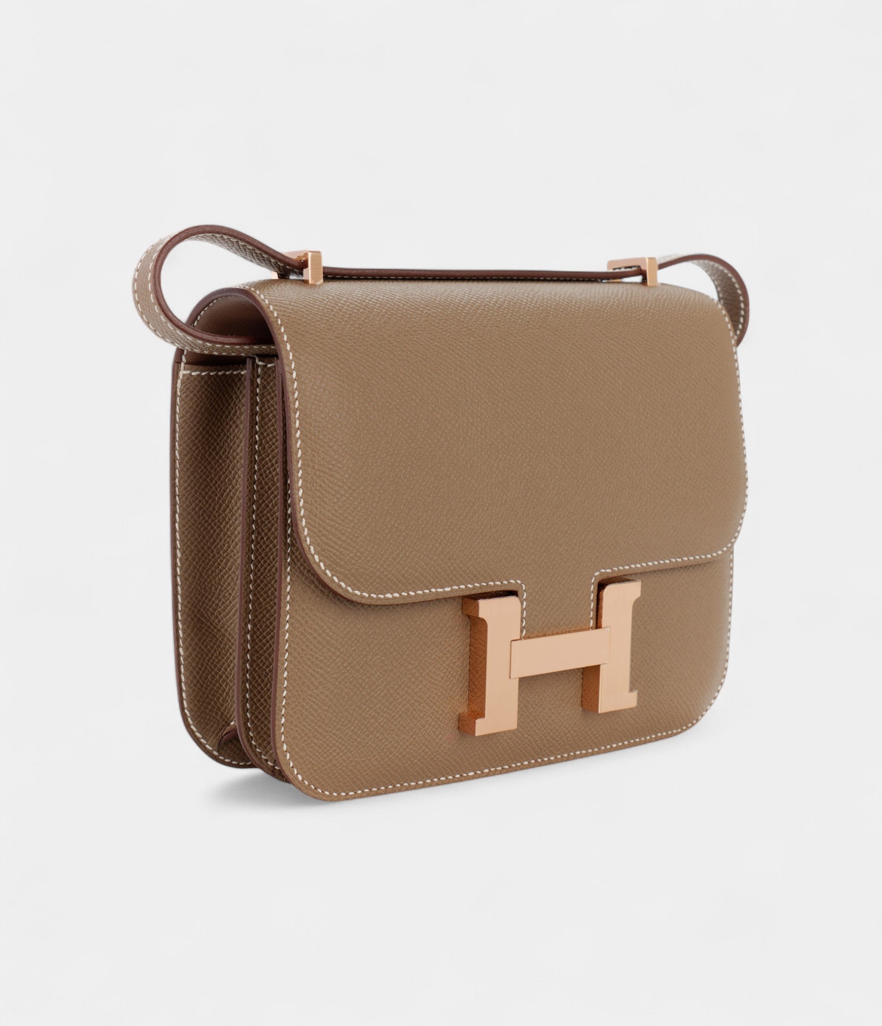 Hermès Constance 18 Etoupe Epsom Rose Gold Hardware