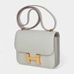 Hermès Constance 18 Gris Perle Chevre Mysore Gold Hardware