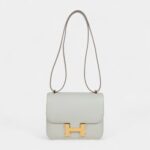 Hermès Constance 18 Gris Perle Chevre Mysore Gold Hardware
