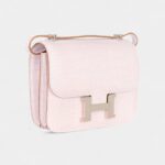 Hermès Constance 18 Mauve Pale Matte Alligator Palladium Hardware