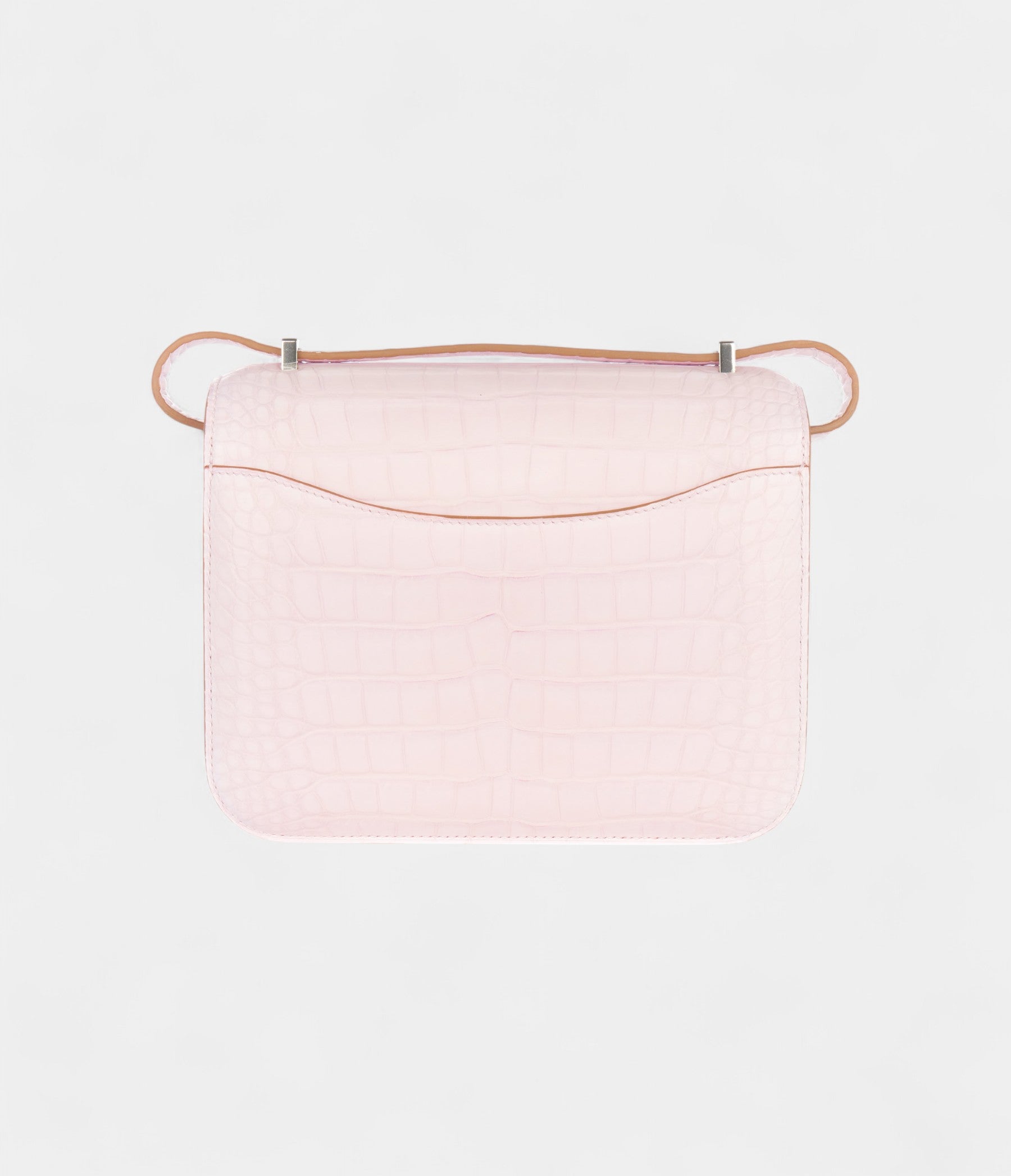 Hermès Constance 18 Mauve Pale Matte Alligator Palladium Hardware