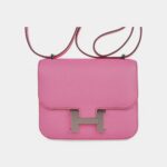 Hermes Constance 18 Mini Bag 5P Pink Epsom Palladium Hardware