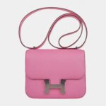 Hermes Constance 18 Mini Bag 5P Pink Epsom Palladium Hardware