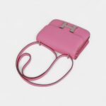 Hermes Constance 18 Mini Bag 5P Pink Epsom Palladium Hardware