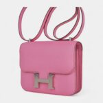 Hermes Constance 18 Mini Bag 5P Pink Epsom Palladium Hardware