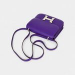 Hermes Constance 18 Mini Very Rare Crocus Purple Epsom Palladium