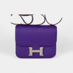 Hermes Constance 18 Mini Very Rare Crocus Purple Epsom Palladium