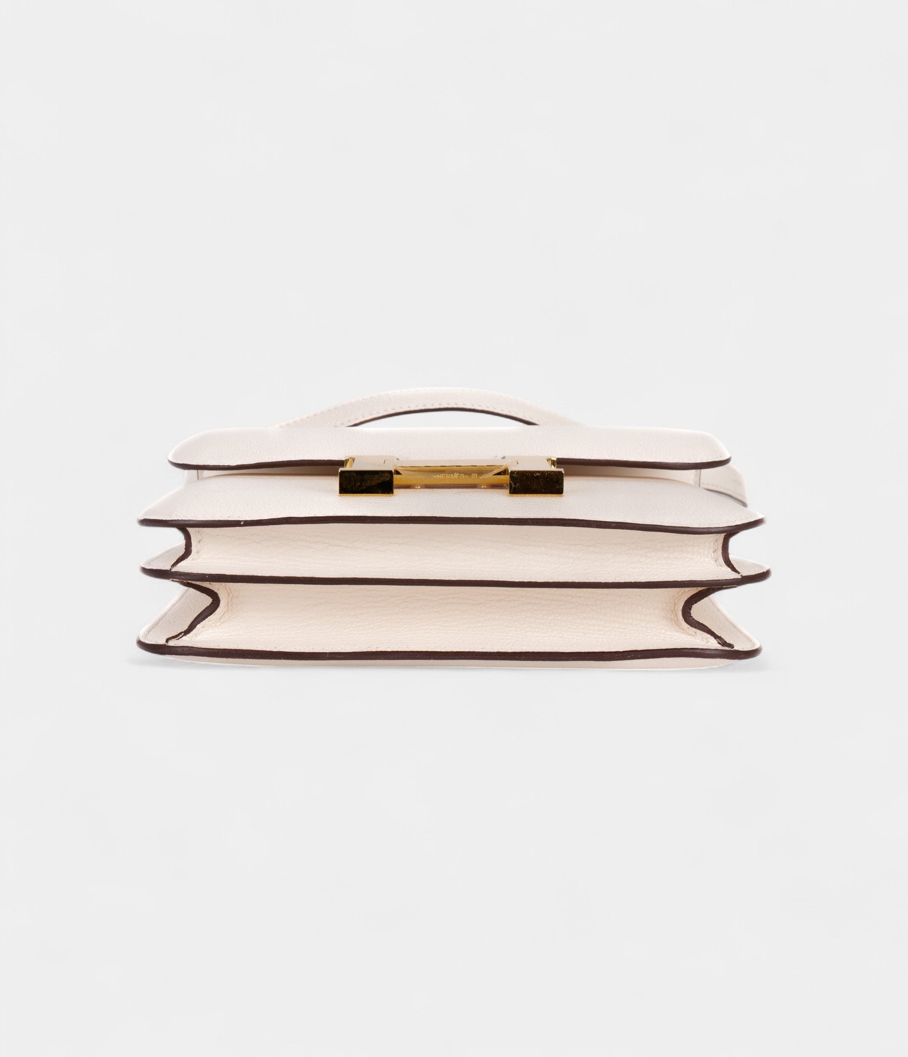 Hermès Constance 18 Mushroom Chevre Gold Hardware