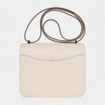 Hermès Constance 18 Nata Ostrich Palladium Hardware