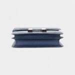 Hermès Constance 18 Navy Blue Epsom Palladium Hardware
