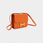 Hermès Constance 18 Orange Epsom Gold Hardware