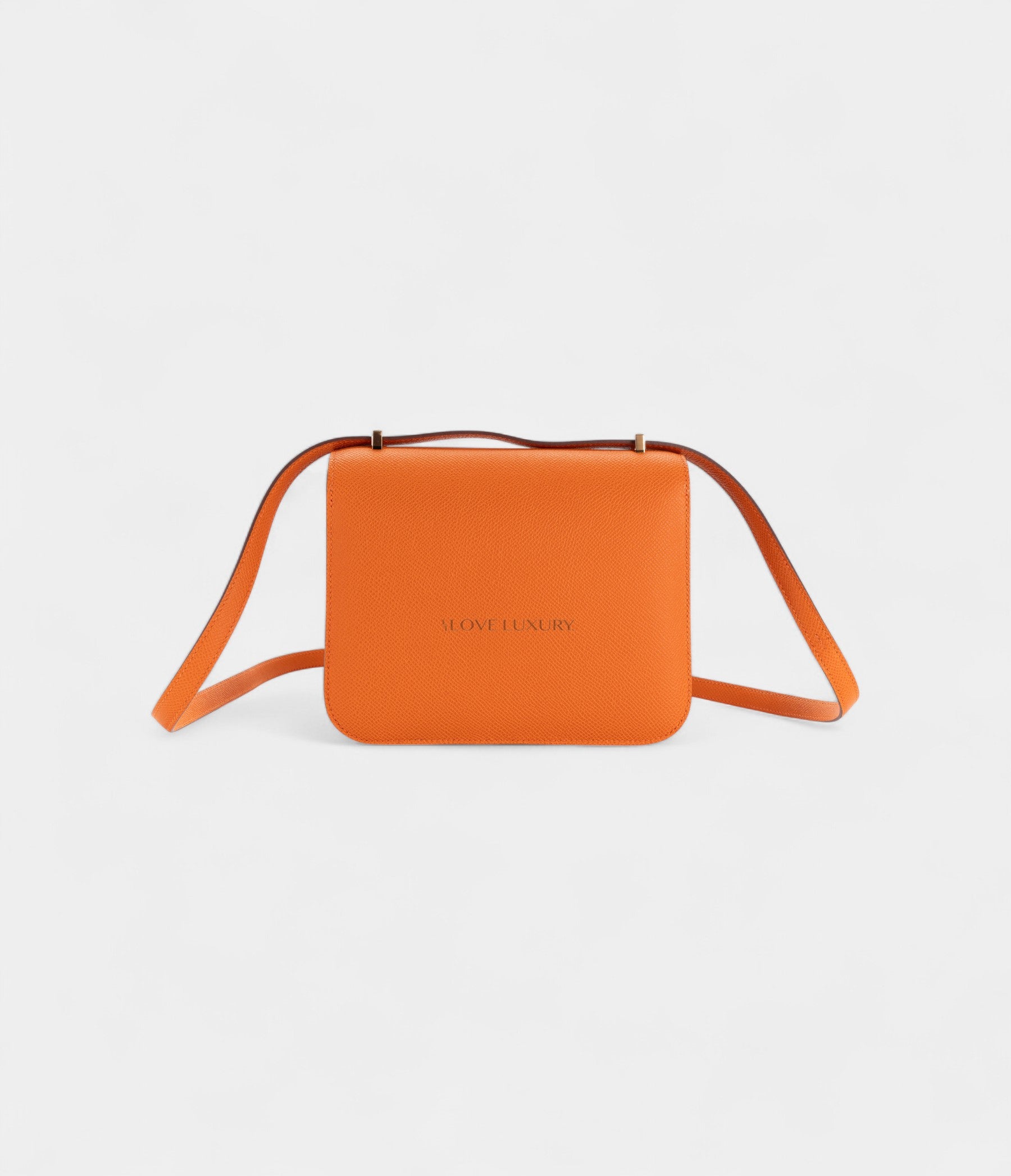 Hermès Constance 18 Orange Epsom Gold Hardware