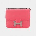Hermès Constance 18 Rose Azalee Epsom Palladium Hardware