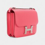 Hermès Constance 18 Rose Azalee Epsom Palladium Hardware