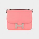 Hermès Constance 18 Rose Été / Terre Battu Evecolour Palladium Hardware