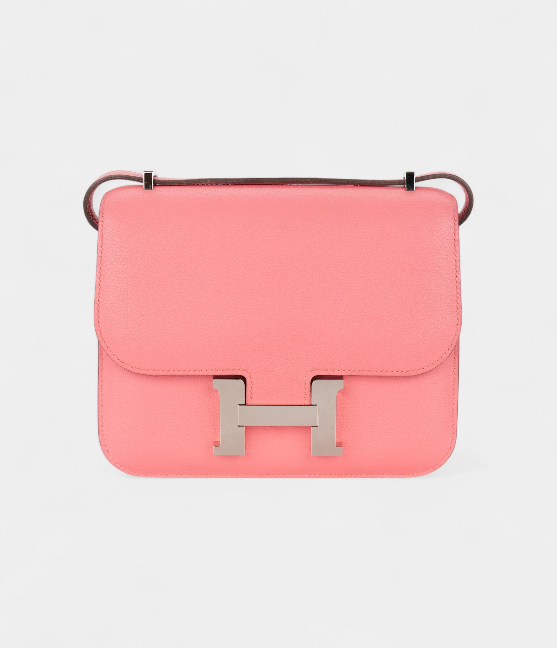 Hermès Constance 18 Rose Été / Terre Battu Evecolour Palladium Hardware