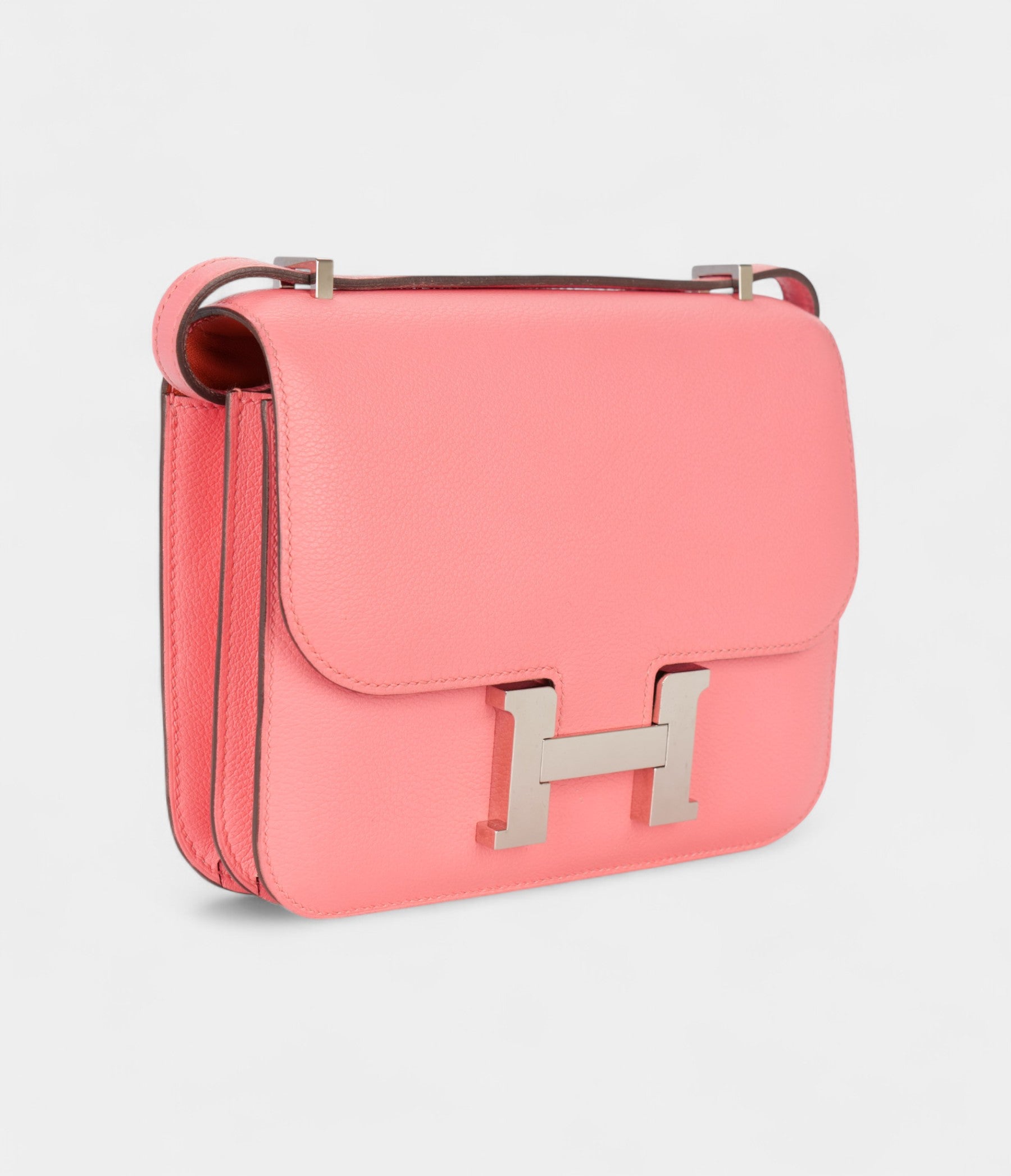 Hermès Constance 18 Rose Été / Terre Battu Evecolour Palladium Hardware