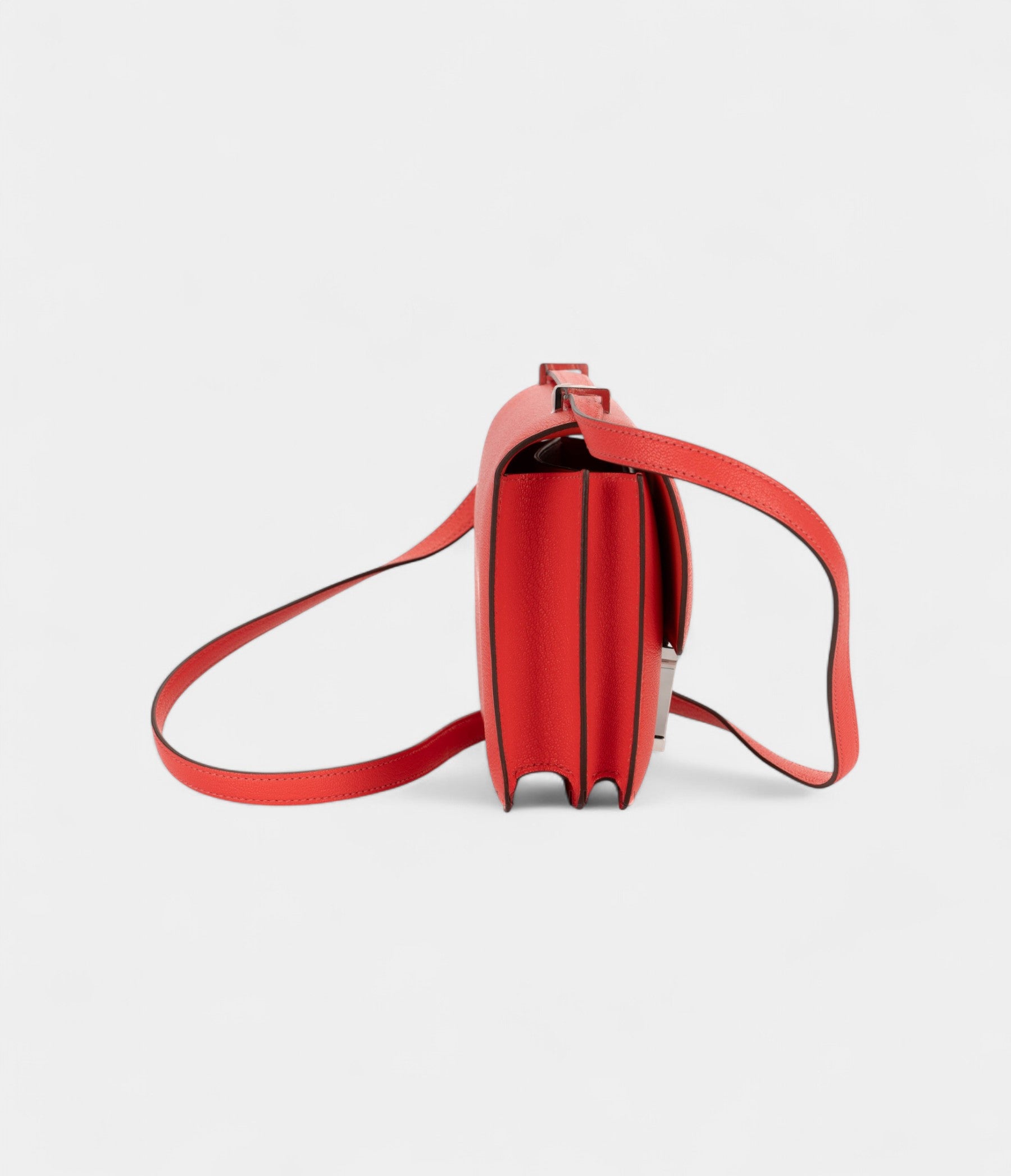Hermès Constance 18 Rose Texas Chèvre Palladium Hardware