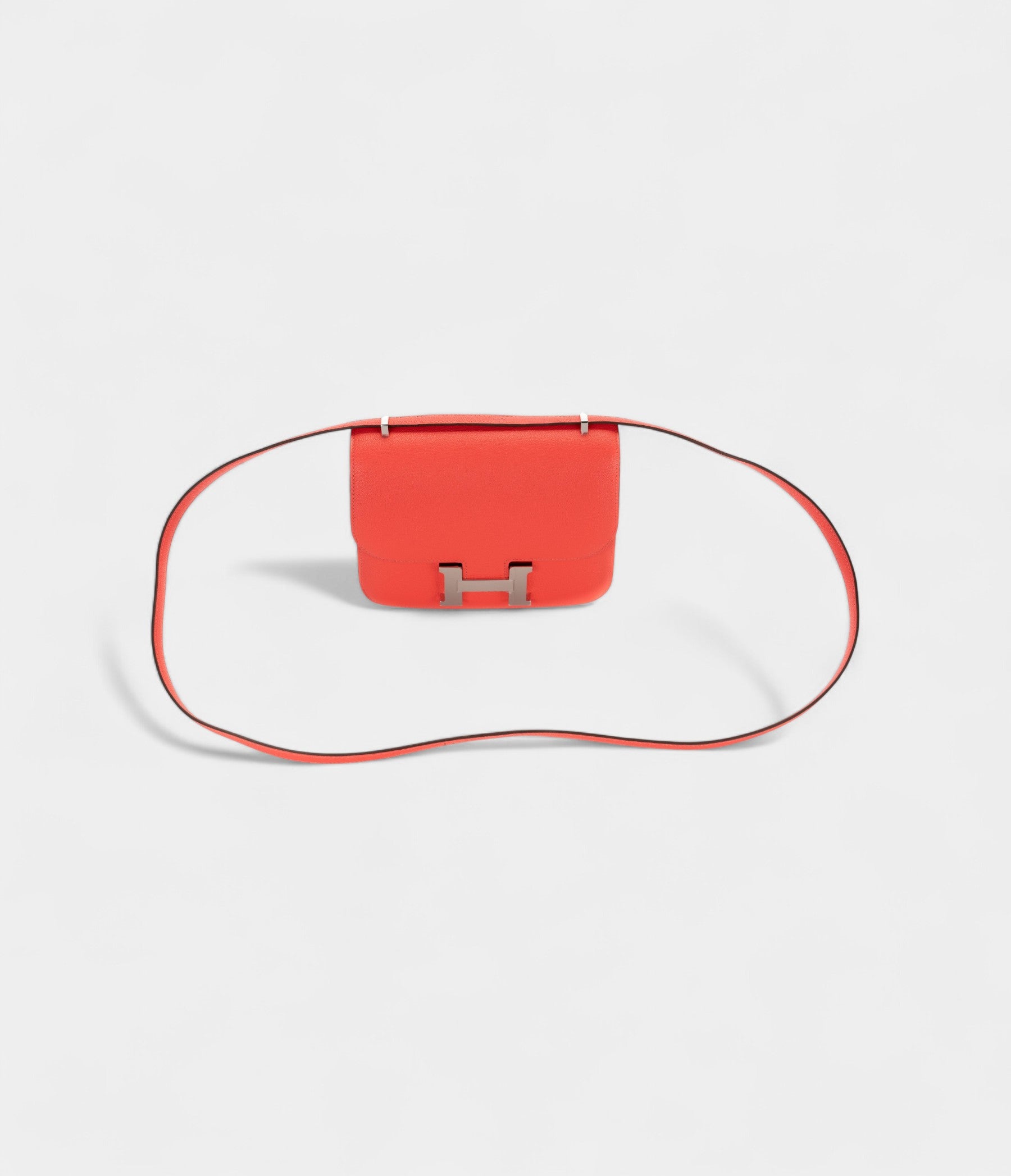 Hermès Constance 18 Rose Texas Chèvre Palladium Hardware