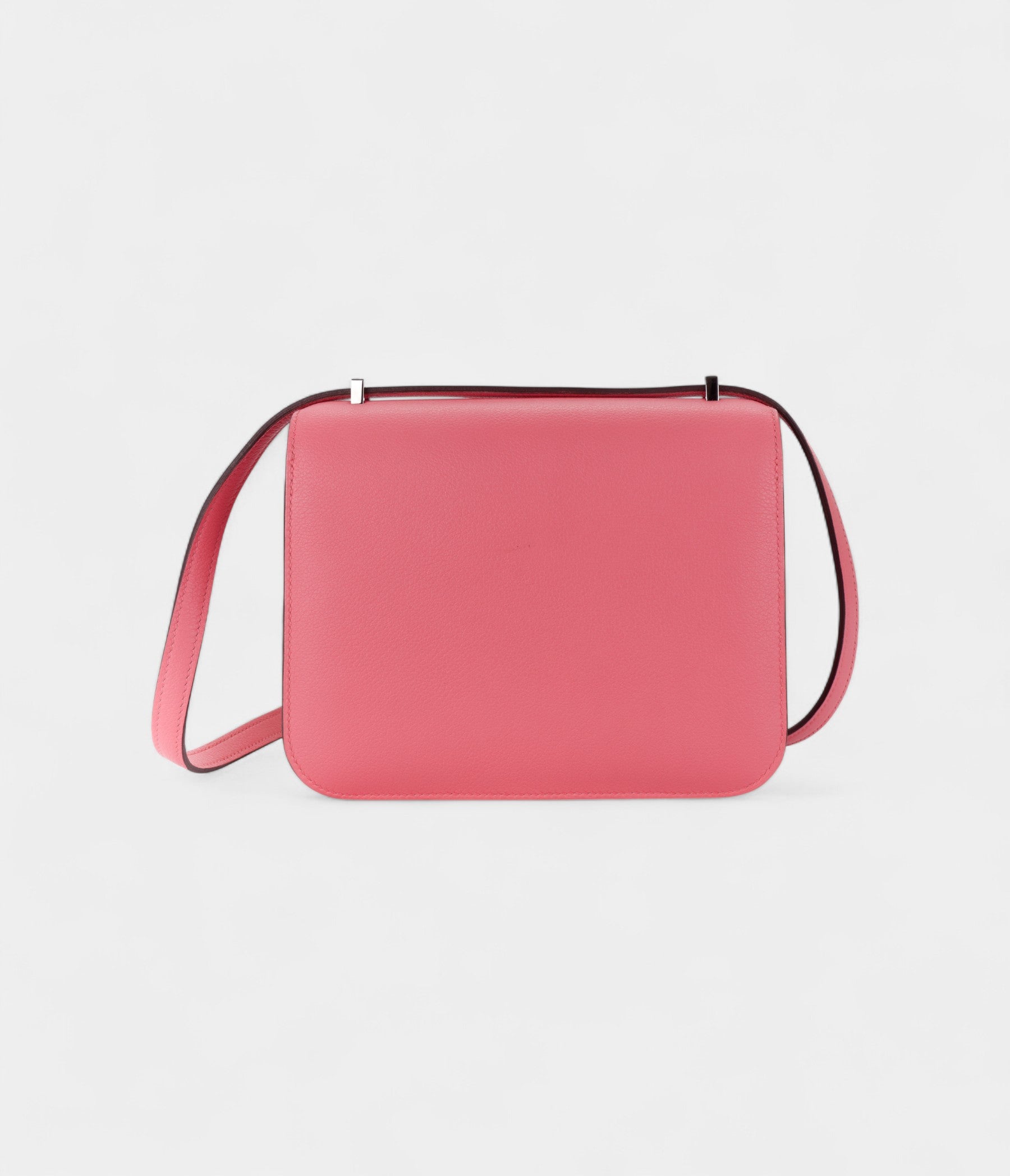 Hermès Constance 18 Verso Rose D’ete/Terre Battue Chevre Palladium Hardware