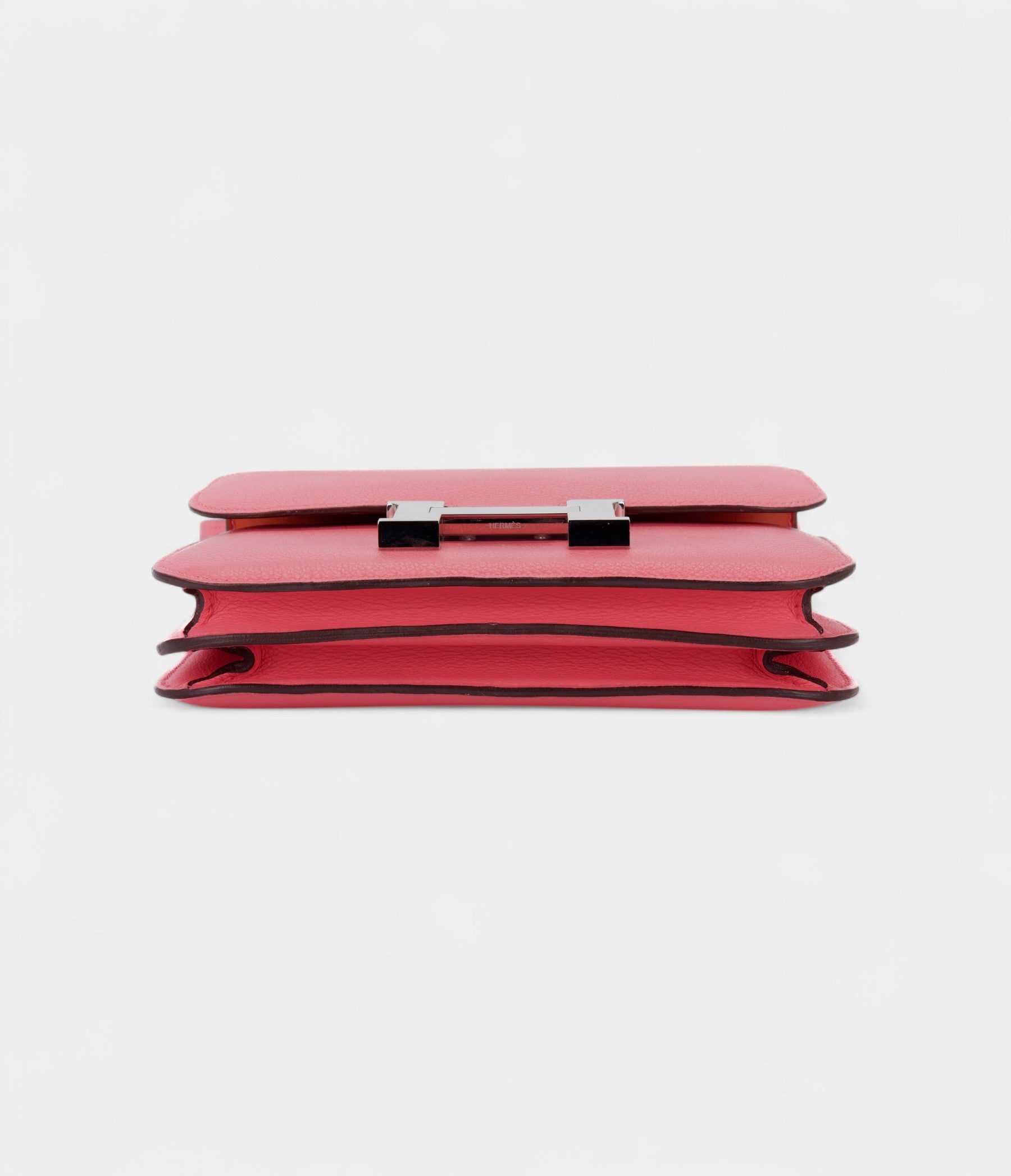 Hermès Constance 18 Verso Rose D’ete/Terre Battue Chevre Palladium Hardware