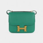 Hermès Constance 18 Vert Jade Epsom Gold Hardware