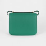 Hermès Constance 18 Vert Jade Epsom Gold Hardware