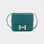 Hermès Constance 18 Vert Jade Epsom Palladium Hardware