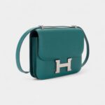 Hermès Constance 18 Vert Jade Epsom Palladium Hardware