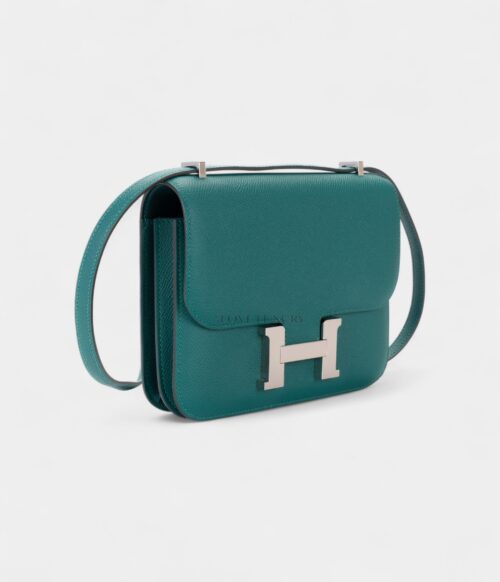 Hermès Constance 18 Vert Jade Epsom Palladium Hardware