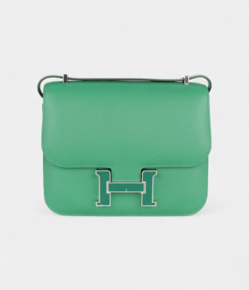 Hermès Constance 18 Vert Vertigo Epsom Palladium Hardware
