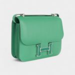 Hermès Constance 18 Vert Vertigo Epsom Palladium Hardware