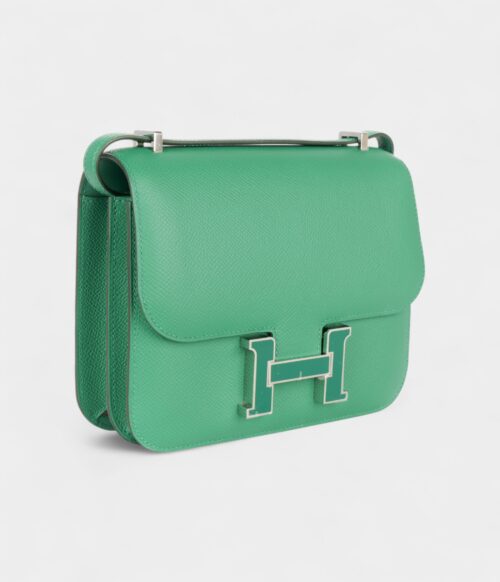 Hermès Constance 18 Vert Vertigo Epsom Palladium Hardware