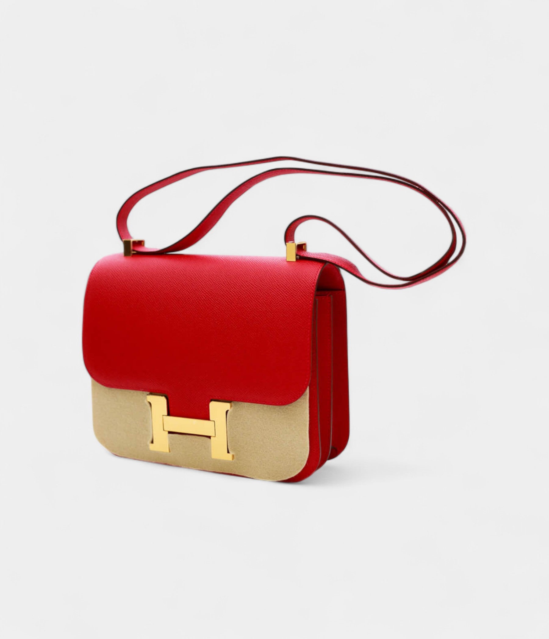 Hermès Constance 24 Bag Rouge Casaque Epsom