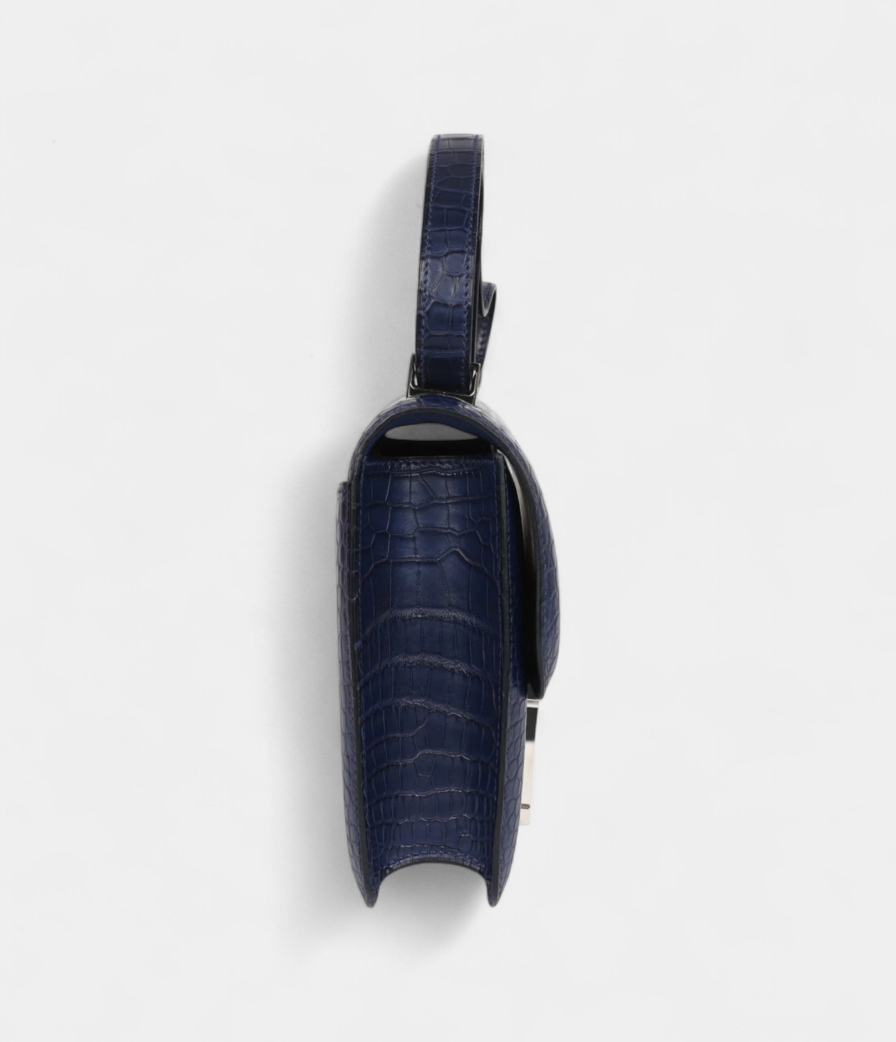 Hermès Constance 24 Bleu Saphir Matte Alligator Marquette Palladium Hardware