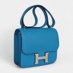 Hermès Constance 24 Bleu Zanzibar Evercolor Palladium Hardware
