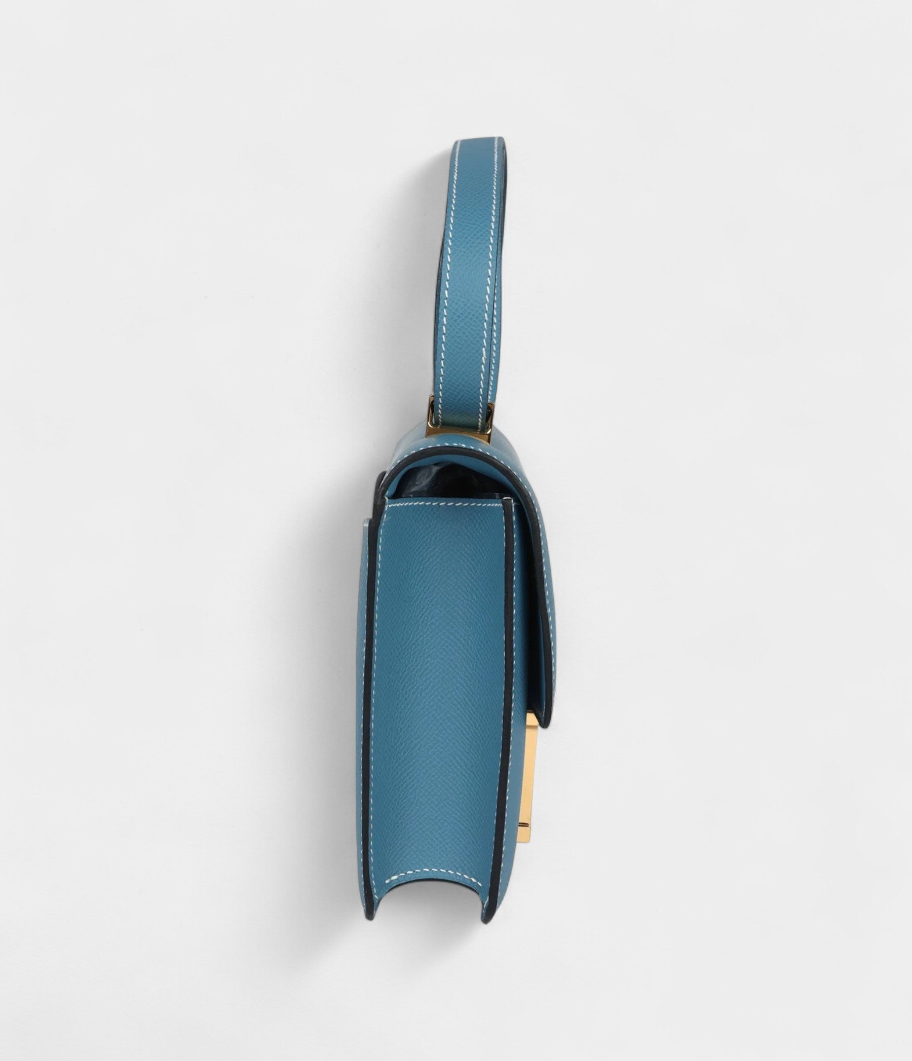 Hermès Constance 24 Blue Jean Epsom Gold Hardware