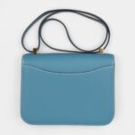 Hermès Constance 24 Blue Jean Epsom Gold Hardware
