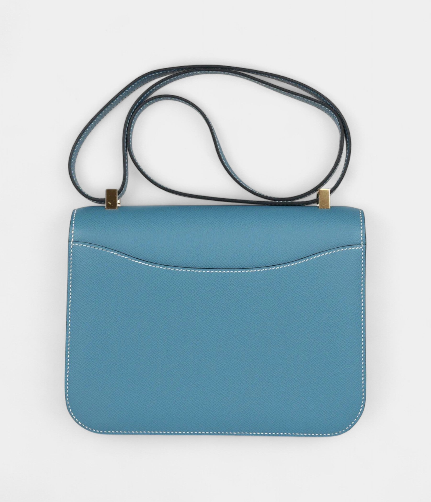 Hermès Constance 24 Blue Jean Epsom Gold Hardware